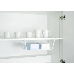 Clearance Gifi Corbeille à suspendre en métal blanc L.40 cm