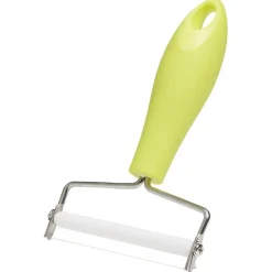 Outlet Gifi Coupe fromage en inox et plastique vert