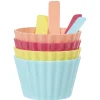 Best Gifi Coupelle à glace avec cuillère multicolore x4