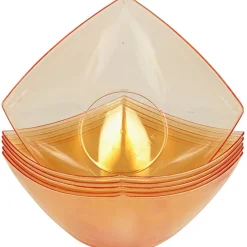 Sale Gifi Coupelle plastique orange transparent x6