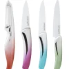 Online Gifi Couteau céramique manche coloré x 3 et éplucheur