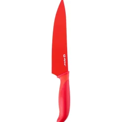 New Gifi Couteau de chef rouge en inox