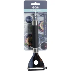 Online Gifi Couteau éplucheur étrier en inox avec manche plastique L.18cm