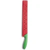 Best Gifi Couteau pour pastèque métal rouge et ABS vert L43,5x5x2,5cm
