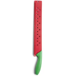 Best Gifi Couteau pour pastèque métal rouge et ABS vert L43,5x5x2,5cm