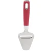 Gifi Couteau racloir à fromage inox manche rouge