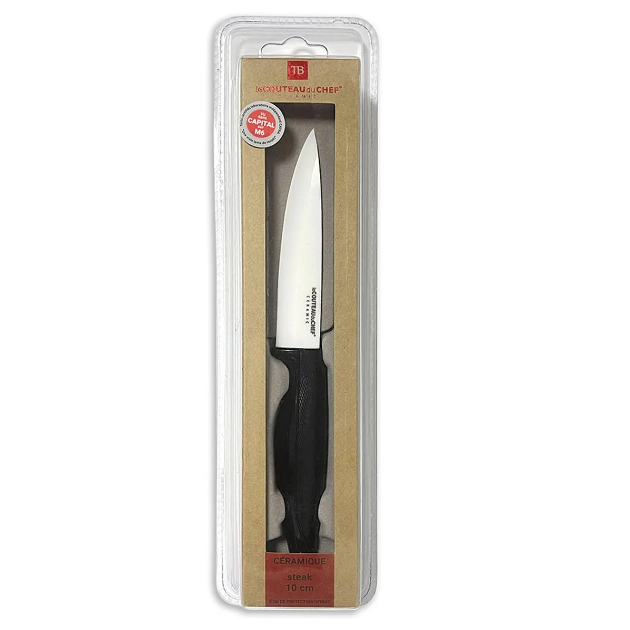 Clearance Gifi Couteau à steak lame céramique