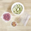 Discount Gifi Couvercle extensible en silicone transparent x3