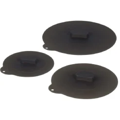 Sale Gifi Couvercle rond en silicone gris x3
