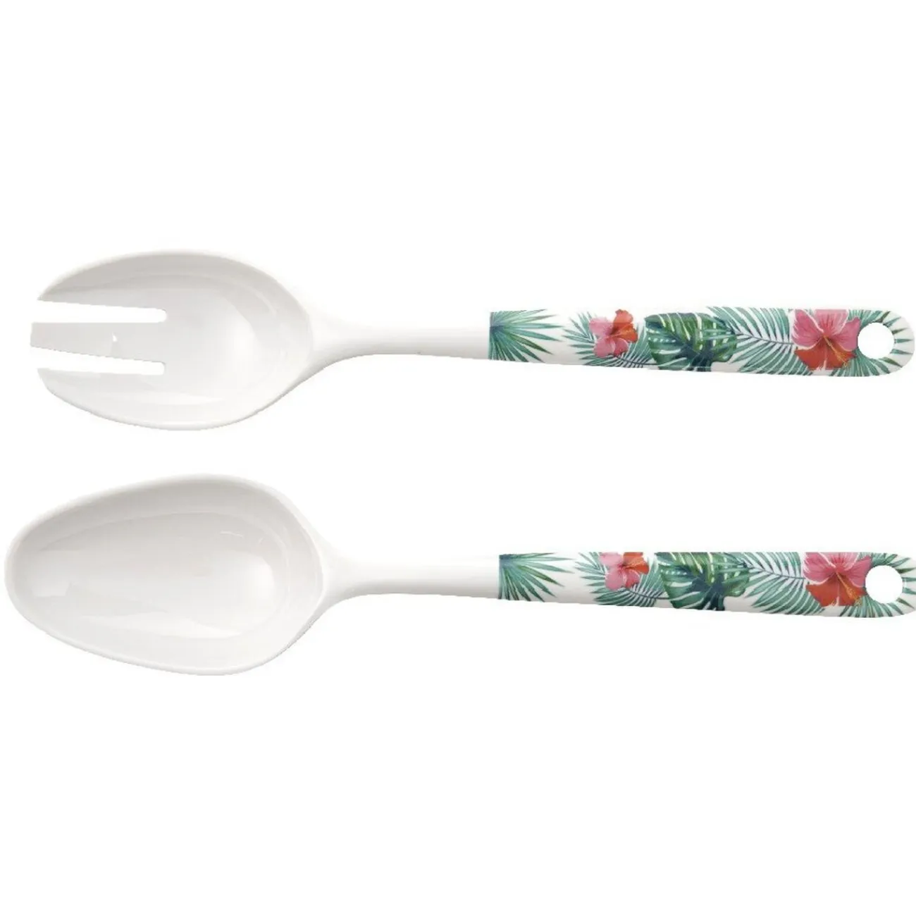 Gifi Couvert salade plastique motif summer