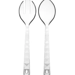 Discount Gifi Couvert à salade transparent martelé x2