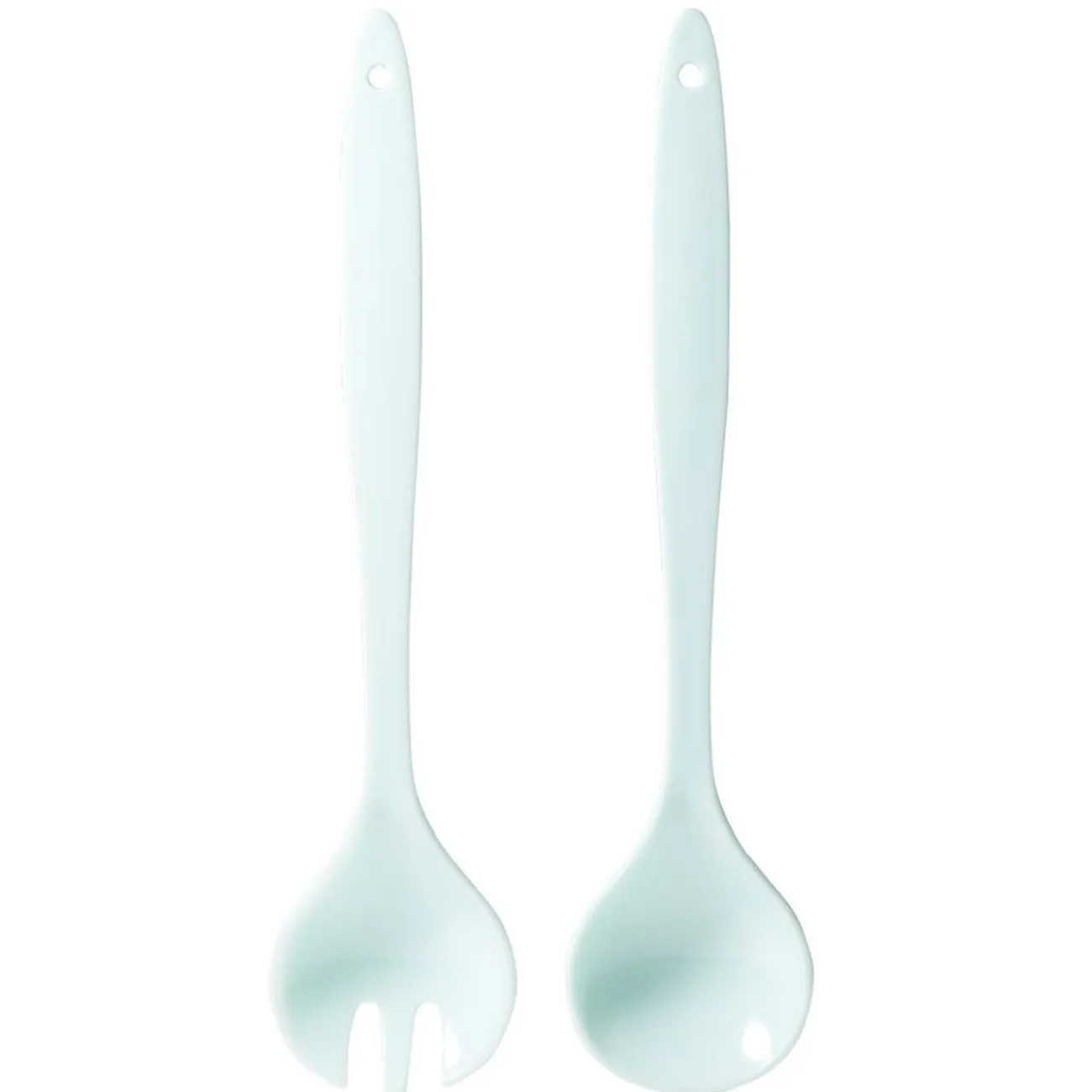 Outlet Gifi Couverts à salade en plastique blanc x2
