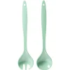 Discount Gifi Couverts à salade en plastique vert x2