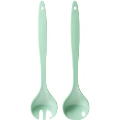 Discount Gifi Couverts à salade en plastique vert x2