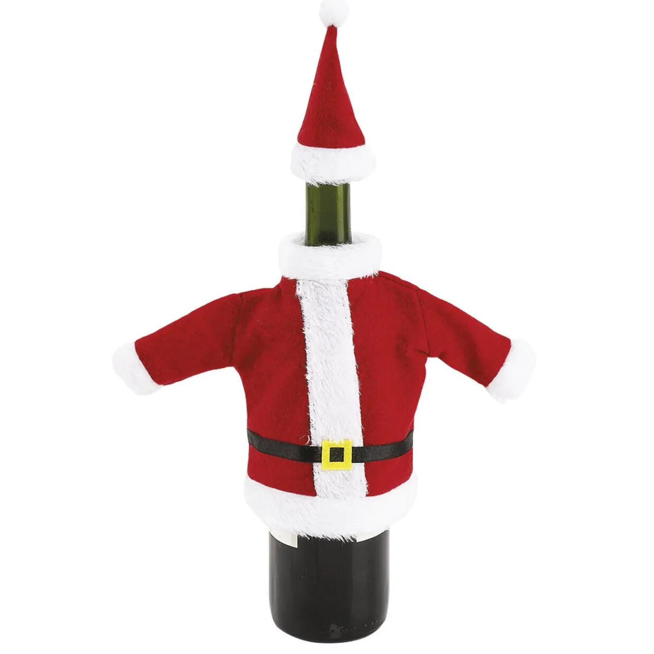 Sale Gifi Couvre bouteille de vin forme costume de Noël