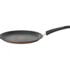 Discount Gifi Crêpière Tefal aluminium anti adhérente thermosignal marron Ø 25 cm