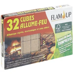 Gifi Nettoyage Et Entretien|Cube alume feu x32 bois