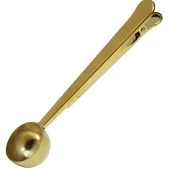 Best Gifi Cuillère pince sachet en inox doré