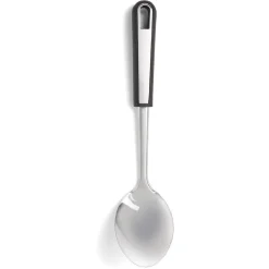 Clearance Gifi Cuillère à servir en inox avec manche en plastique noir L.33,5cm