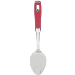Clearance Gifi Cuillère à servir en inox manche en polypropylène rouge