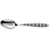 Best Gifi Cuillère à soupe Losange noir et blanc