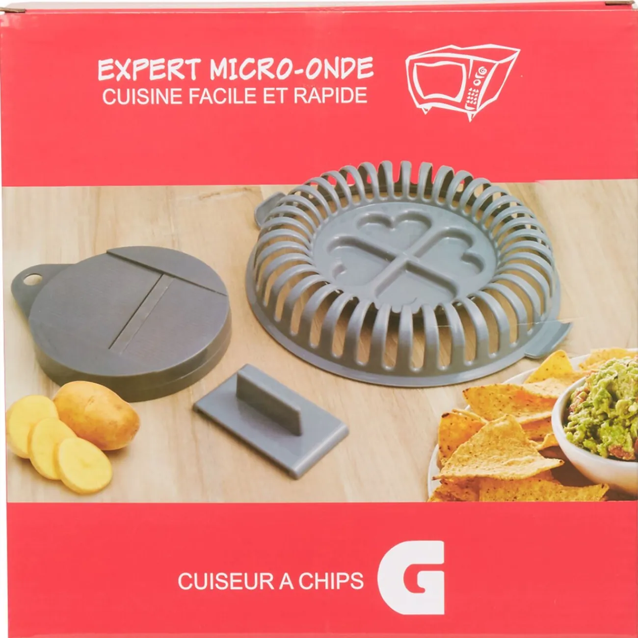 New Gifi Cuiseur à chips micro-ondes