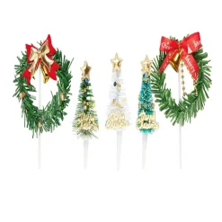 Discount Gifi Décoration pour bûche de Noël x5