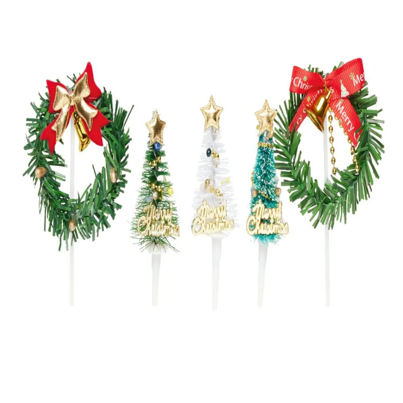 Discount Gifi Décoration pour bûche de Noël x5