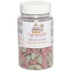New Gifi Décors sucrés feuilles de houx rose et vert 50 g Framboiselle