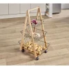 Online Gifi Desserte bambou panier métal 3 niveaux 54,5x36,5xH85 cm