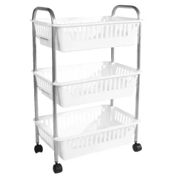 Clearance Gifi Desserte 3 niveaux à roulettes Metaltex