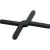 Best Gifi Dessous de plat extensible en silicone noir