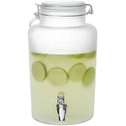 Best Gifi Distributeur de boisson effet givre en verre 5 L