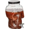 Sale Gifi Distributeur de boisson tête de mort en verre