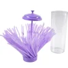 Gifi Distributeur de pailles violettes