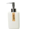 Gifi Aménagement Salle De Bain^Distributeur de savon ciment blanc design Bath