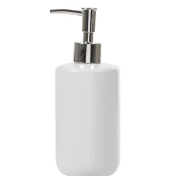 Gifi Aménagement Salle De Bain^Distributeur de savon céramique blanc