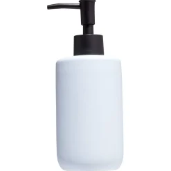 Gifi Aménagement Salle De Bain^Distributeur de savon céramique bleu Ø7xH18,5cm