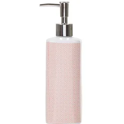 Gifi Aménagement Salle De Bain^Distributeur de savon céramique carreau de ciment rose