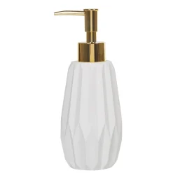 Gifi Aménagement Salle De Bain^Distributeur de savon design Origami blanc