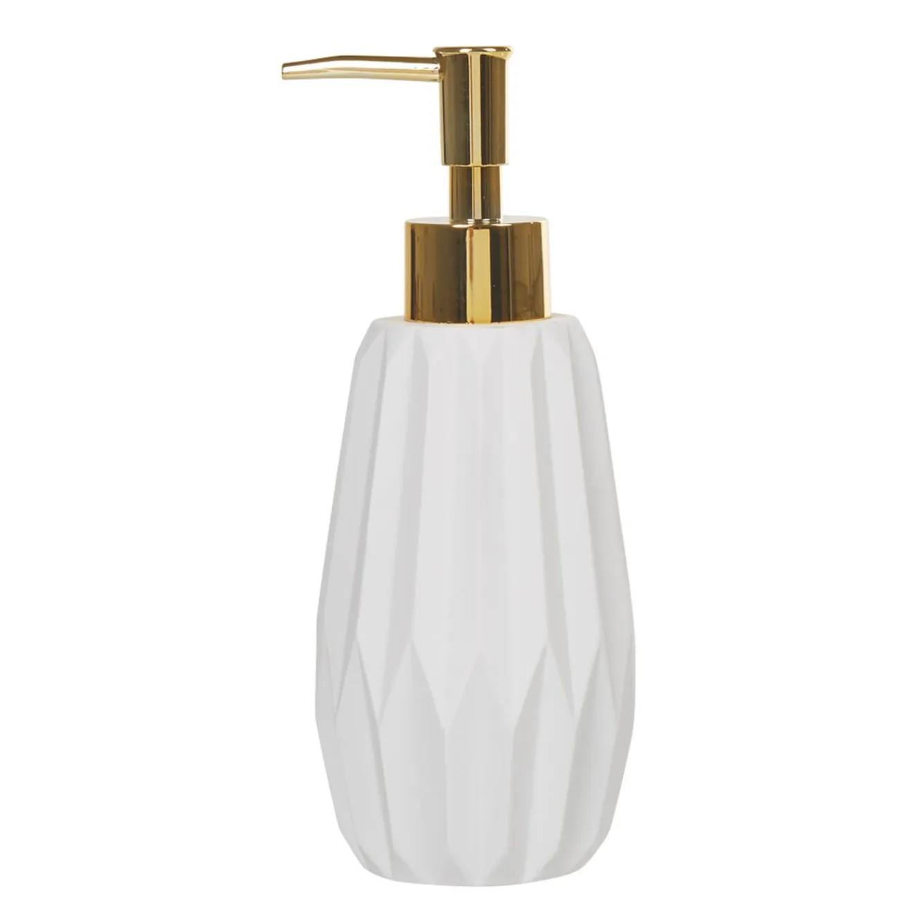 Gifi Aménagement Salle De Bain^Distributeur de savon design Origami blanc