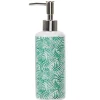 Gifi Aménagement Salle De Bain^Distributeur de savon Jungle imprimé tropical feuillage vert