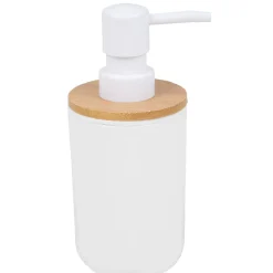 Gifi Aménagement Salle De Bain^Distributeur à savon blanc naturel