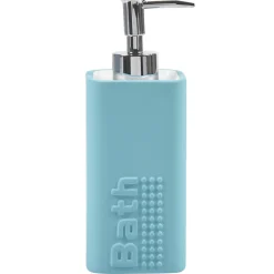 Gifi Aménagement Salle De Bain^Distributeur à savon bleu