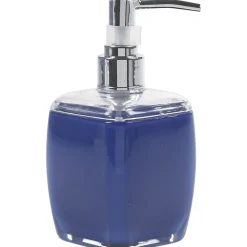 Gifi Aménagement Salle De Bain^Distributeur à savon bleu foncé