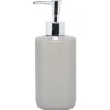 Gifi Aménagement Salle De Bain^Distributeur savon céramique taupe