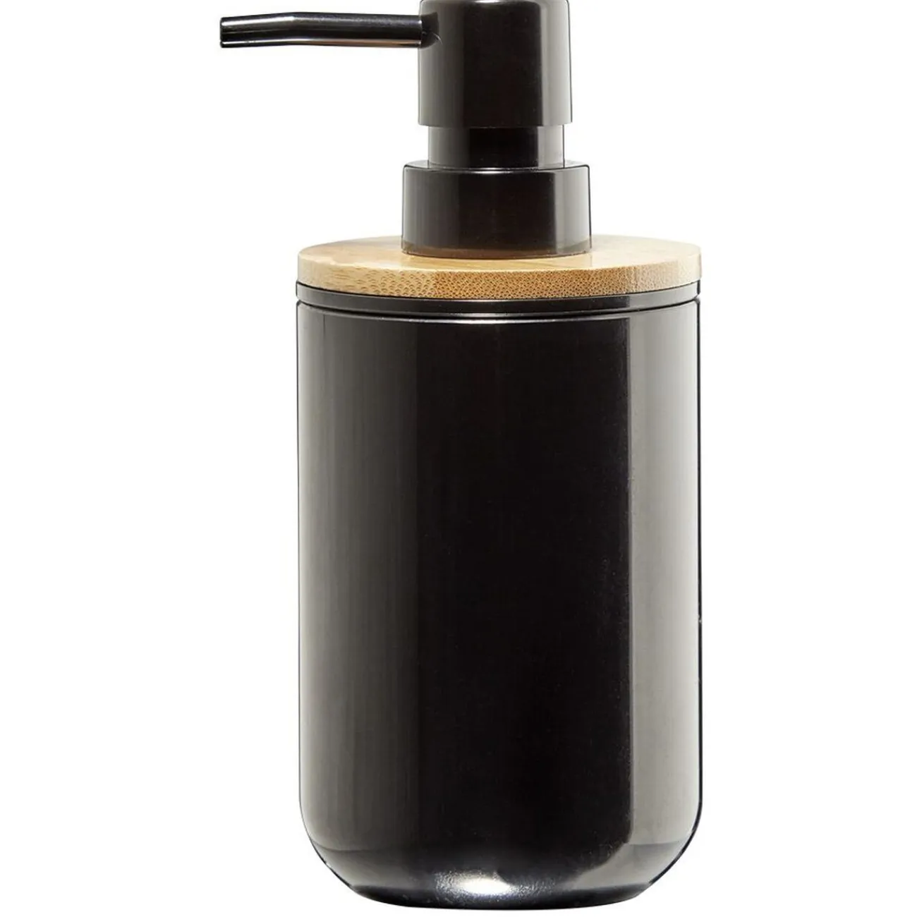 Gifi Aménagement Salle De Bain^Distributeur à savon noir et naturel