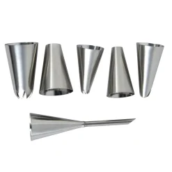 Outlet Gifi Douilles à pâtisserie Cuisilux en inox x6