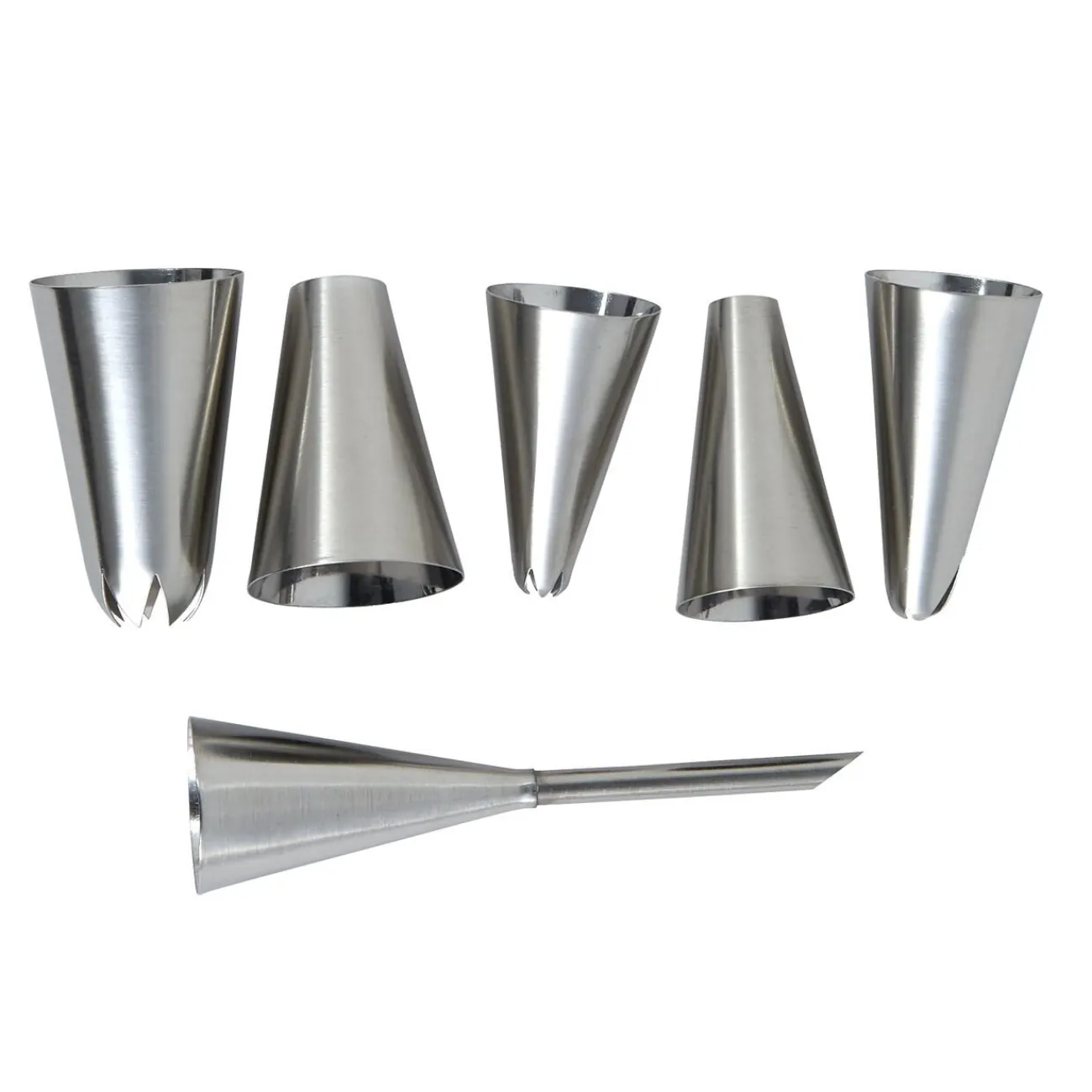 Outlet Gifi Douilles à pâtisserie Cuisilux en inox x6