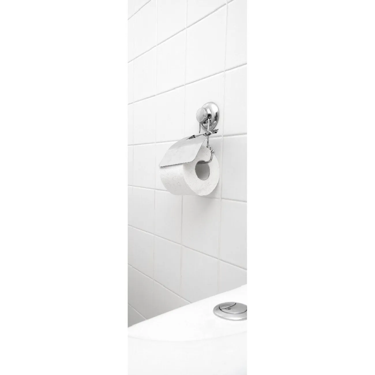 Gifi Equipement Wc^Dérouleur papier WC avec ventouse